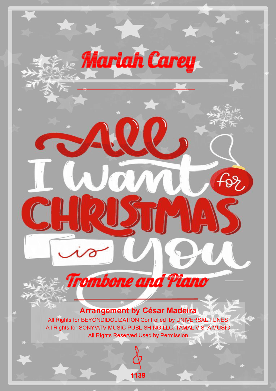 All I Want For Christmas Is You (arr. César Madeira)