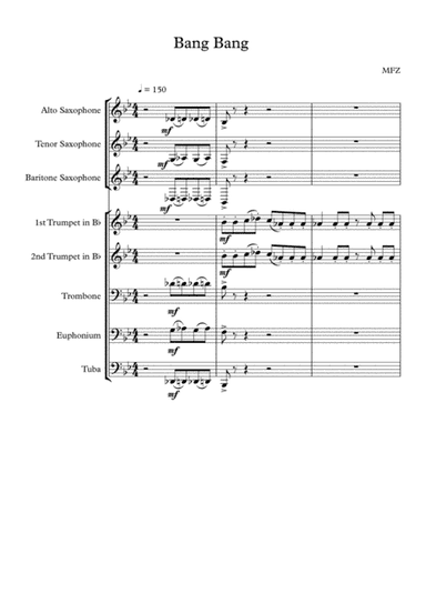 Bang Bang (arr. MFZ)
