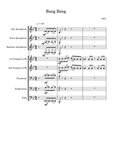 Bang Bang (arr. MFZ)