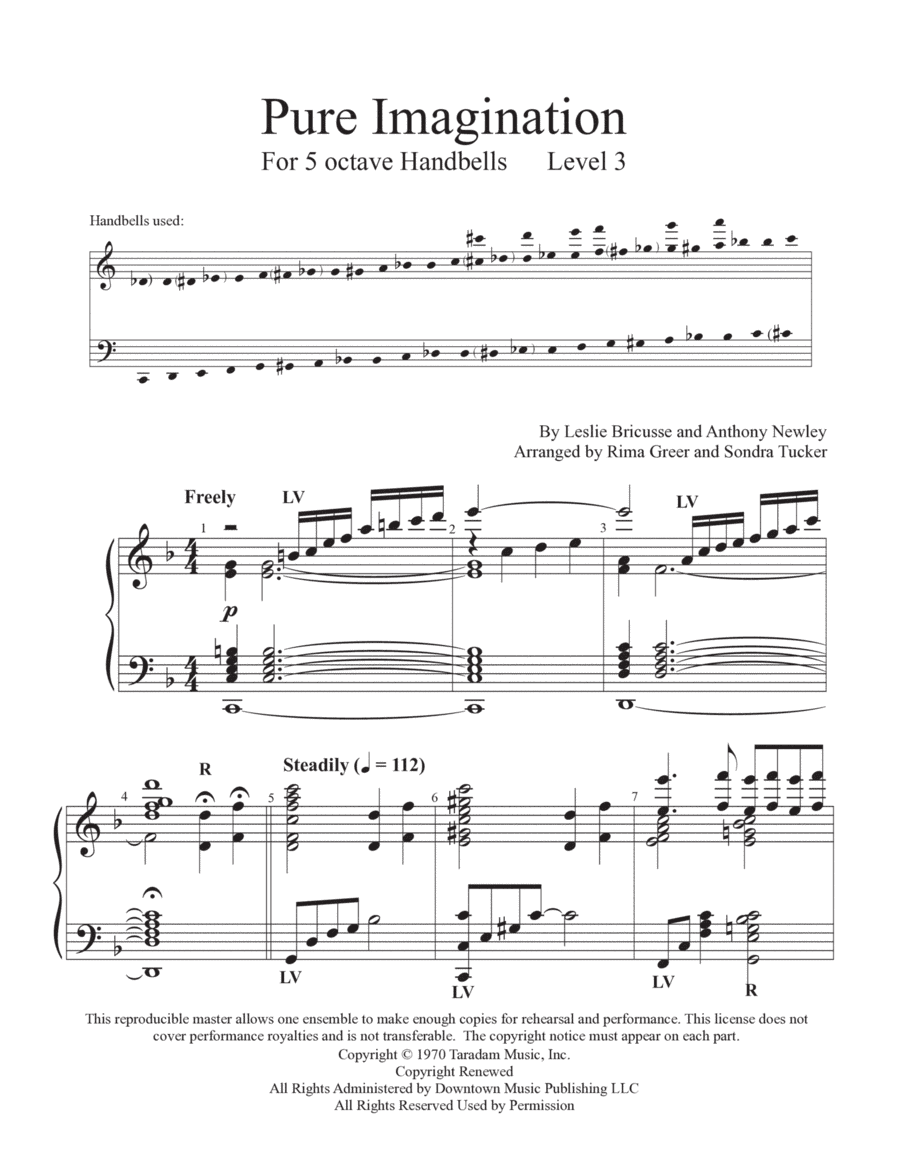 Pure Imagination (arr. Rima Greer, Sondra Tucker)