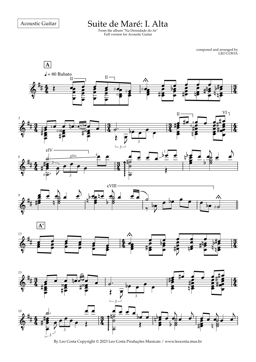 Suite de Maré: I. Alta