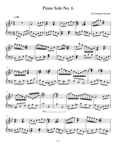 Piano Solo No. 6