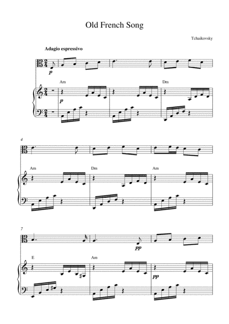 Old French Song (arr. Kaierin Rebecca)