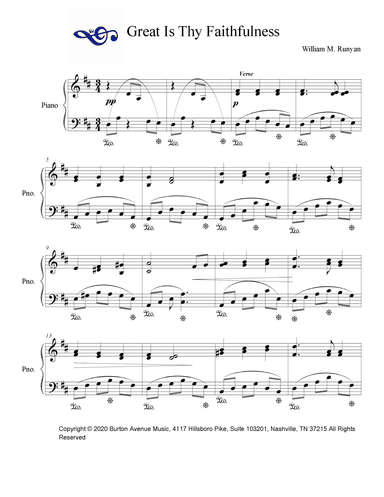 Great Is Thy Faithfulness (arr. Sandy McIntire)