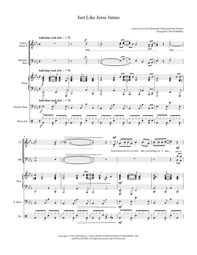 Just Like Jesse James (arr. David Maddux)