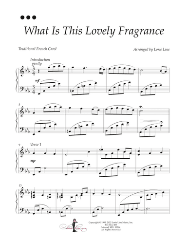 What Is This Lovely Fragrance? (from Sharing The Season II) (arr. Lorie Line)