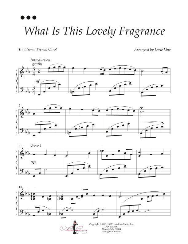 What Is This Lovely Fragrance? (from Sharing The Season II) (arr. Lorie Line)