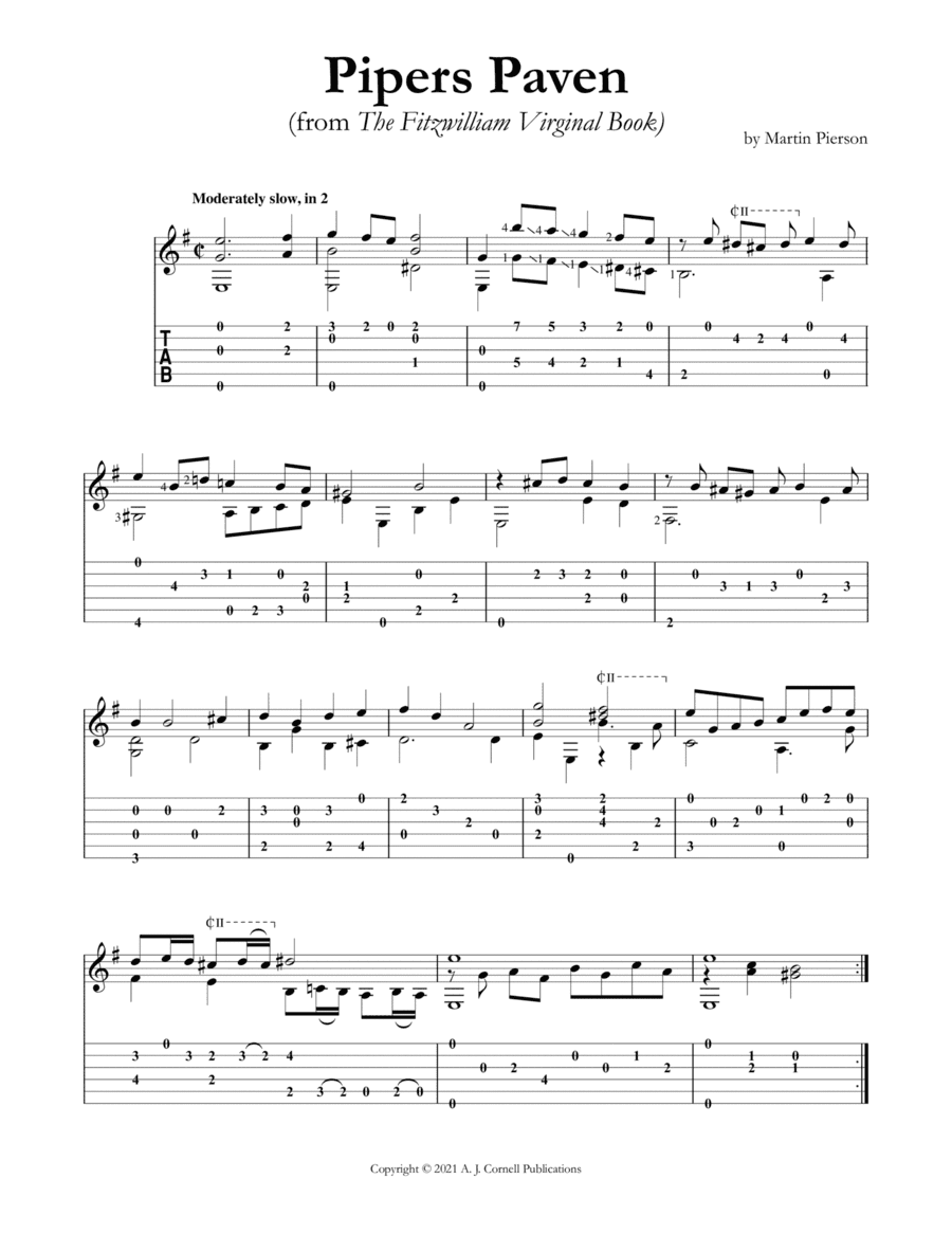 Pipers Paven (arr. Mark Phillips)