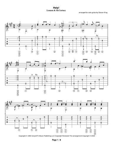 Help! (arr. Steven Michael King)