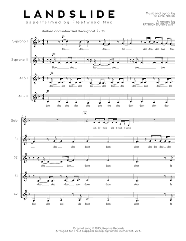 Landslide (arr. Patrick Dunnevant)