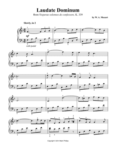 Laudate Dominum (arr. Mark Phillips)