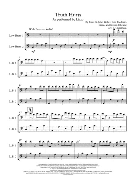Truth Hurts (arr. Steven Cheatham)
