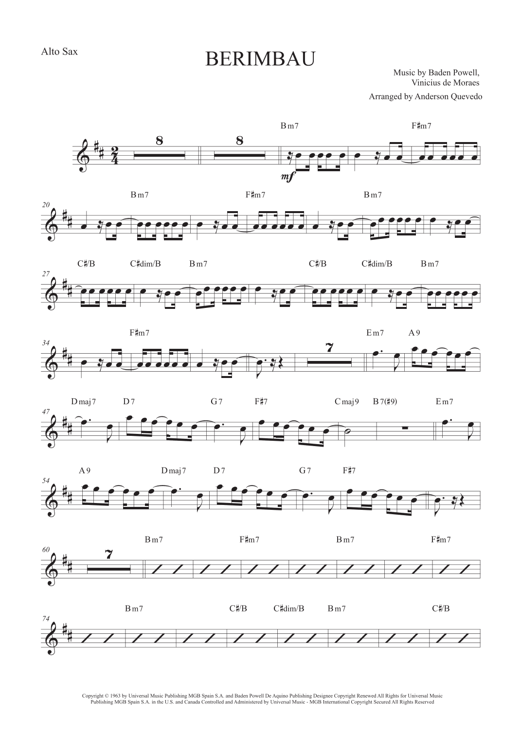 Berimbau (arr. Anderson Quevedo)