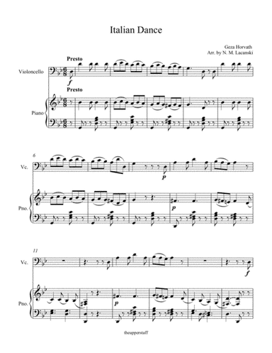Italian Dance (arr. Nick Lacanski)