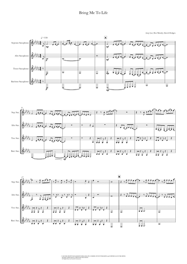 Bring Me To Life (arr. Junqueira's)