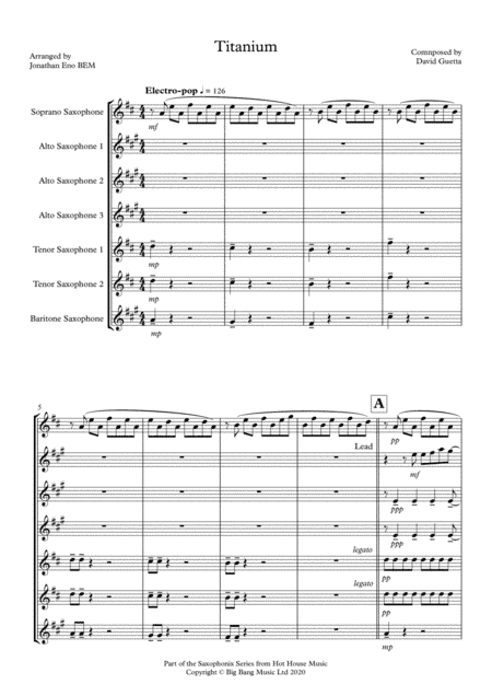 Titanium (arr. Jonathan Eno BEM)