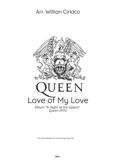 Love Of My Life (arr. Willian Ciriaco)