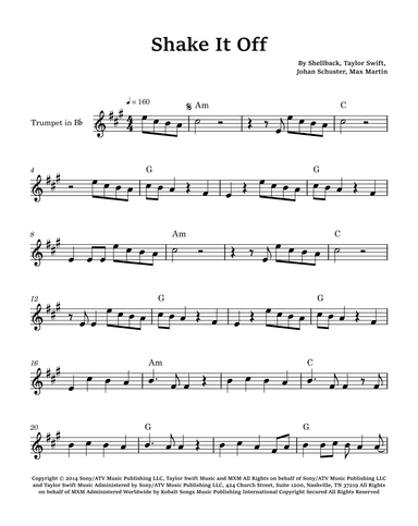 Shake It Off (arr. Glauco Fernandes)