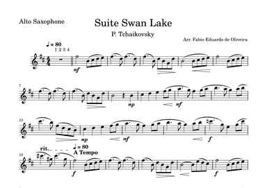 Swan Lake (Tchaikovsky) - Easy Arrangement (arr. Fabio Eduardo de Oliveira)