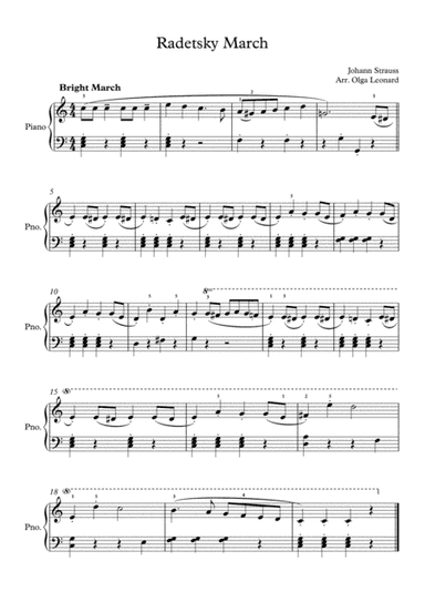 Radetzky March (arr. Olga Leonard)