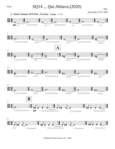 SQ14 ... Qui Abitava (2020) viola part