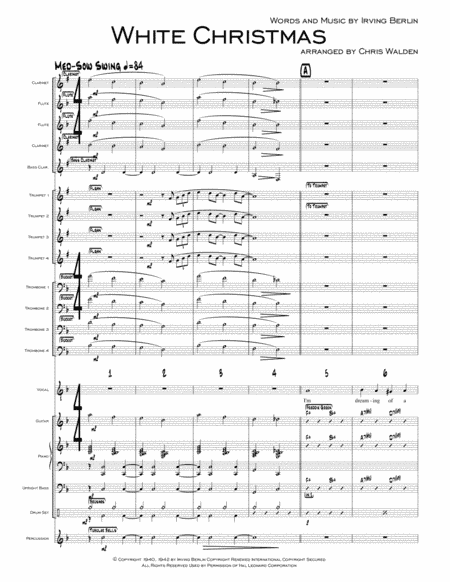 White Christmas (arr. Chris Walden)