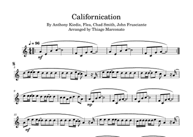 Californication (arr. Thiago Marconato)