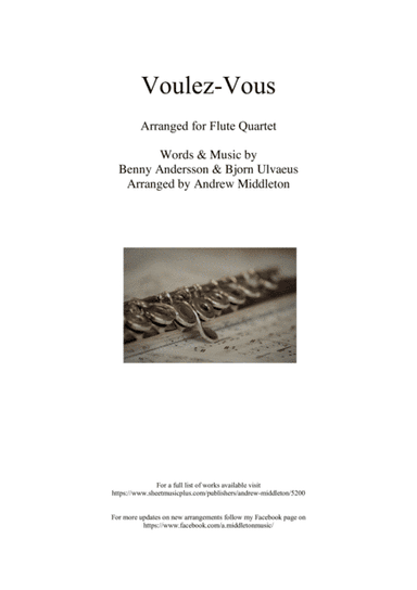 Voulez-vous (arr. Andrew Middleton)