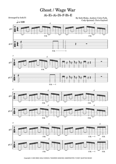 Ghost (arr. koki31)