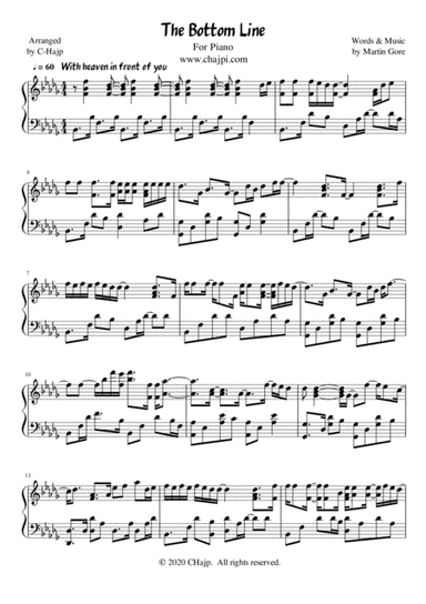 The Bottom Line (arr. CHajp)