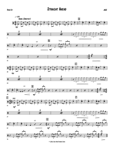 straight Ahead - drums
