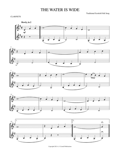 The Water Is Wide (arr. Mark Phillips)