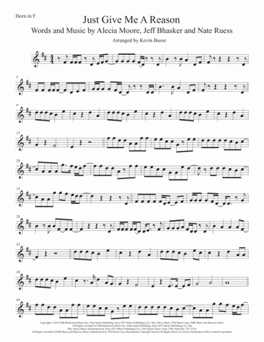 Just Give Me A Reason (arr. Kevin Busse)
