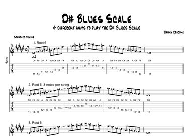 D# Blues Scale (4 Ways to Play)