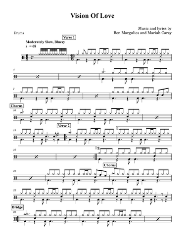 Vision Of Love (arr. David Lartey)