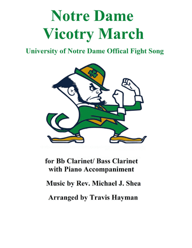Notre Dame Victory March - Bb Clarinet or Bass Clarinet (arr. Travis Hayman)