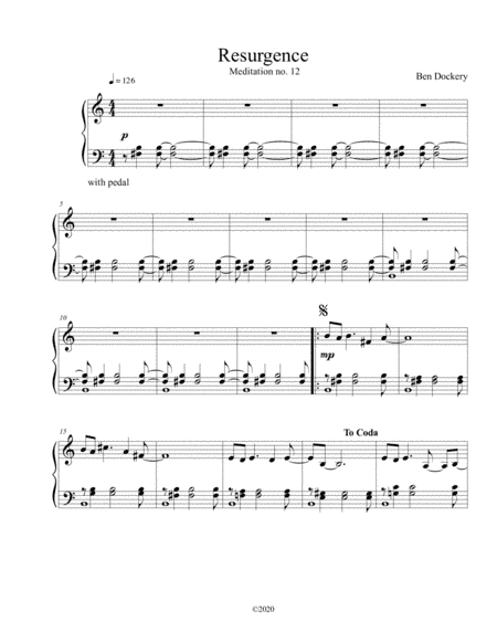 Resurgence (Meditation no. 12 for Solo Piano)