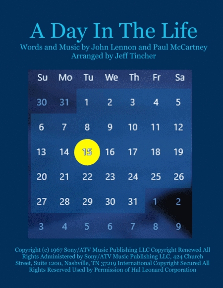 A Day In The Life (arr. Jeff Tincher)