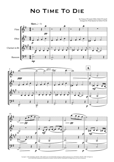 No Time To Die (arr. Robert Newth)