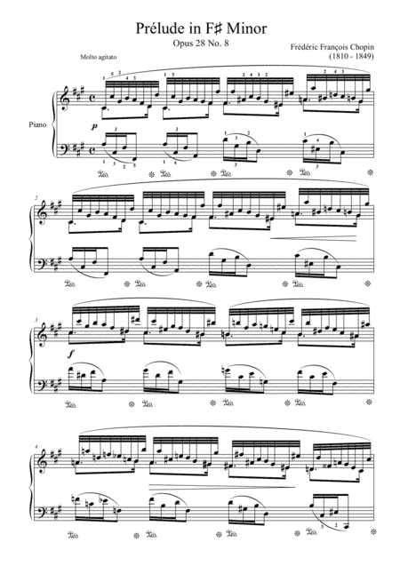 Prelude Op.28, No.8 (arr. Thomas Jancso)