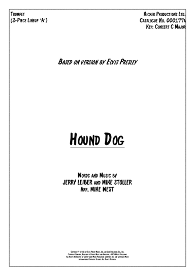 Hound Dog (arr. Mike West)