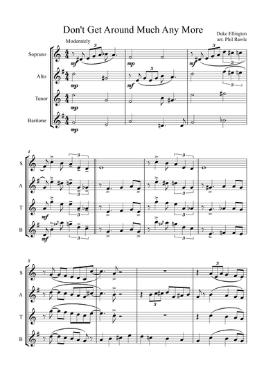 Don't Get Around Much Anymore (arr. Phil Rawle)
