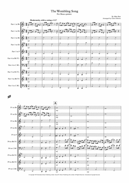 The Wombling Song (arr. Chris Osborn)