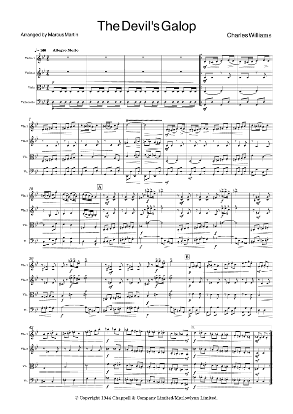 Devil's Galop (arr. Marcus Martin)