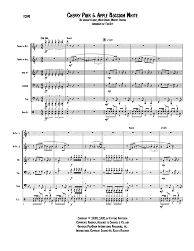 Cherry Pink And Apple Blossom White (arr. Tim Olt)