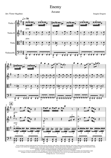 Enemy (arr. Victor Magalhães)