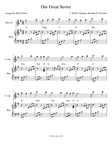 Our Great Savior (Jesus What a Friend For Sinners) (arr. Beka Wilson)