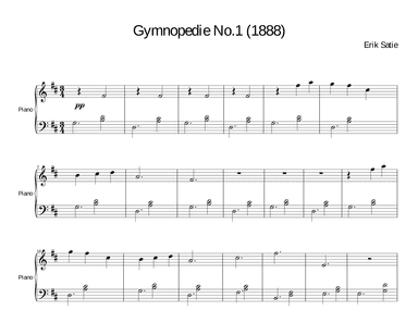 Gymnopedie No. 1 (arr. Southwest Music Academy)