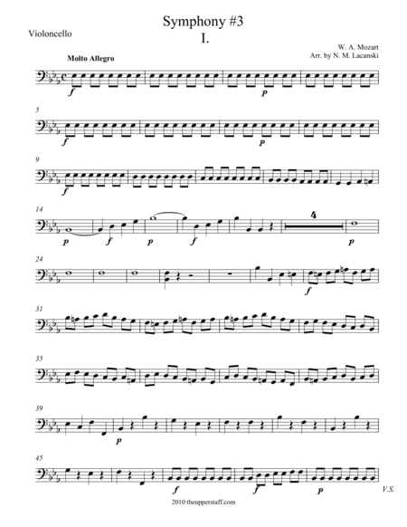 Symphony #3 Movement I. (arr. Nick Lacanski)