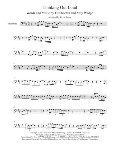 Thinking Out Loud (arr. Kevin Busse)